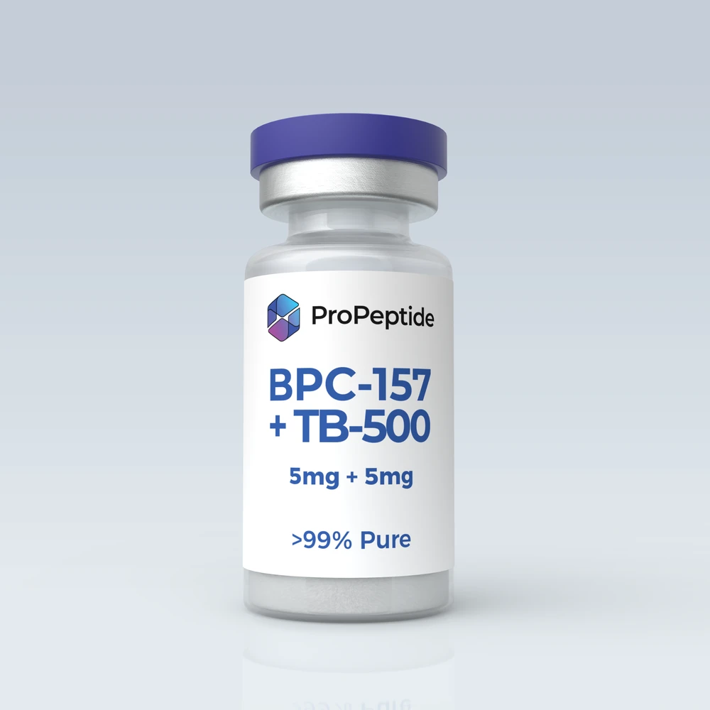 BPC-157 + TB-500 research peptide blend — 10mg freeze-dried vial